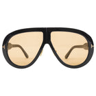 Tom Ford Black Troy Aviator Sunglasses TF836 001