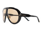 Tom Ford Black Troy Aviator Sunglasses TF836 001