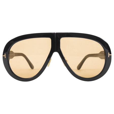 Tom Ford Black Troy Aviator Sunglasses TF836 001