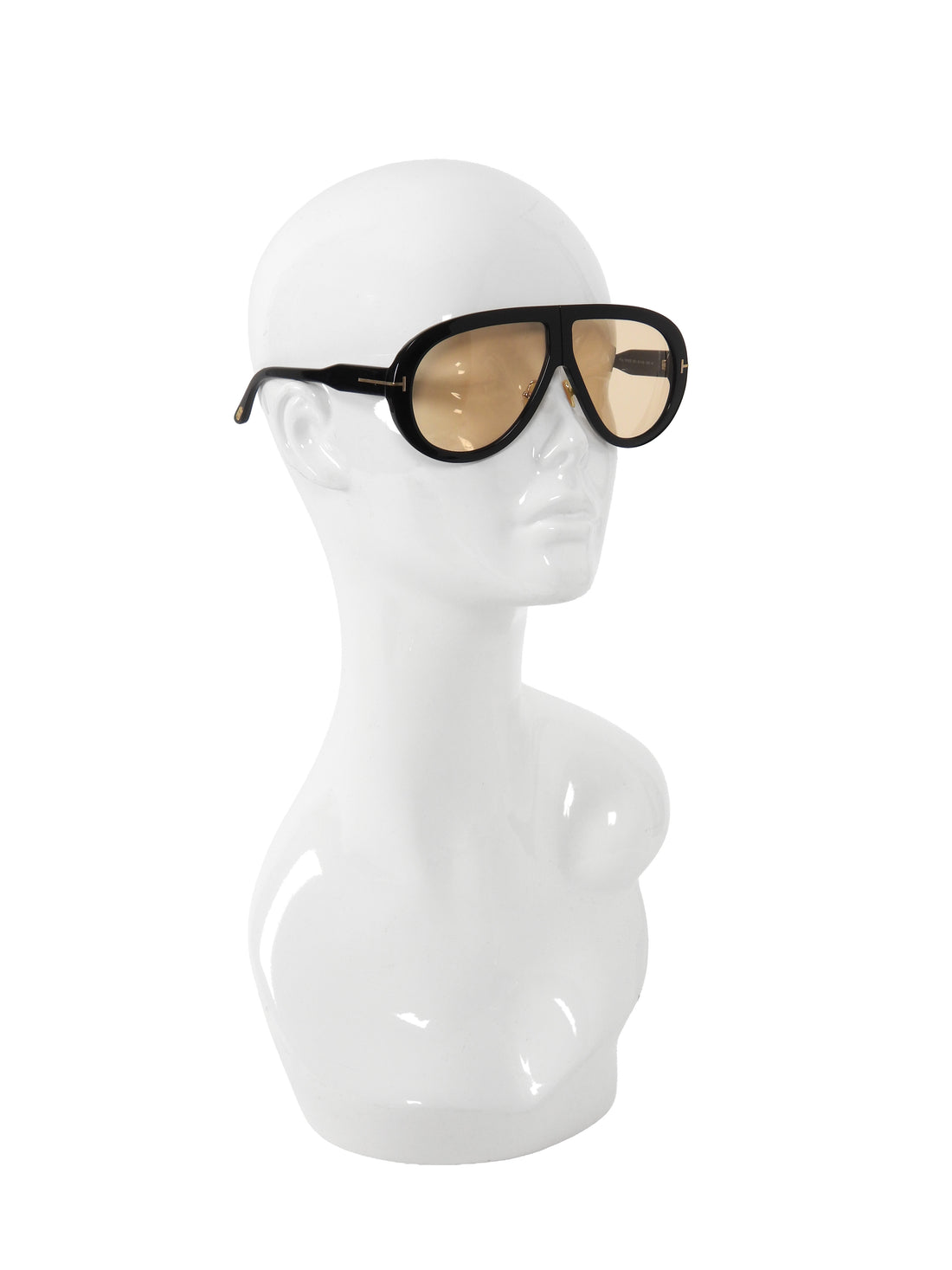 Tom Ford Black Troy Aviator Sunglasses TF836 001