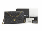 Chanel Black Classic Caviar Jumbo Double Flap Bag GHW