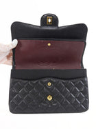 Chanel Black Classic Caviar Jumbo Double Flap Bag GHW