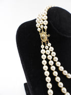 Vivienne Westwood Broken Pearl Lariat Necklace with Orb