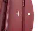 Chanel Burgundy Brilliant CC Patent Leather Wallet on Chain Bag