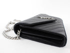 Saint Laurent Black Grain de Poudre YSL Cassandre WOC SHW