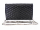 Saint Laurent Black Grain de Poudre YSL Cassandre WOC SHW