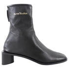 Acne Studios Black Leather Soft Bertine Ankle Boots - 37
