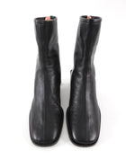 Acne Studios Black Leather Soft Bertine Ankle Boots - 37