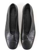 Aeyde Black Delia Leather 30mm Pumps 37