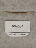 Agnona Double Face Alpaca Cashmere Zip Jacket - XS