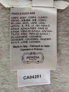 Agnona Double Face Alpaca Cashmere Zip Jacket - XS
