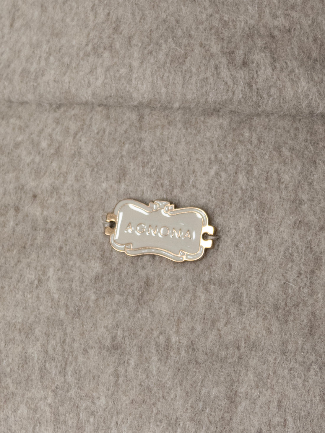 Agnona Double Face Alpaca Cashmere Zip Jacket - XS