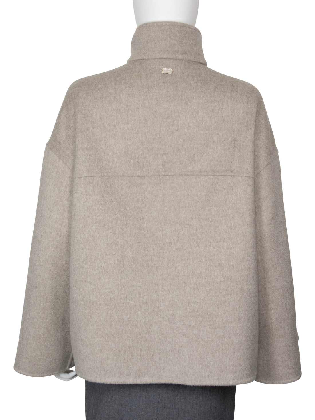 Agnona Double Face Alpaca Cashmere Zip Jacket - XS
