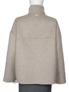 Agnona Double Face Alpaca Cashmere Zip Jacket - XS
