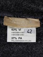 Alaia Grey Animal Print Velour Stretch Knit Sleeveless Dress with Crop Jacket - 40
