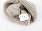 Almada Label Cashmere Wool Blend Toque Beige - OS