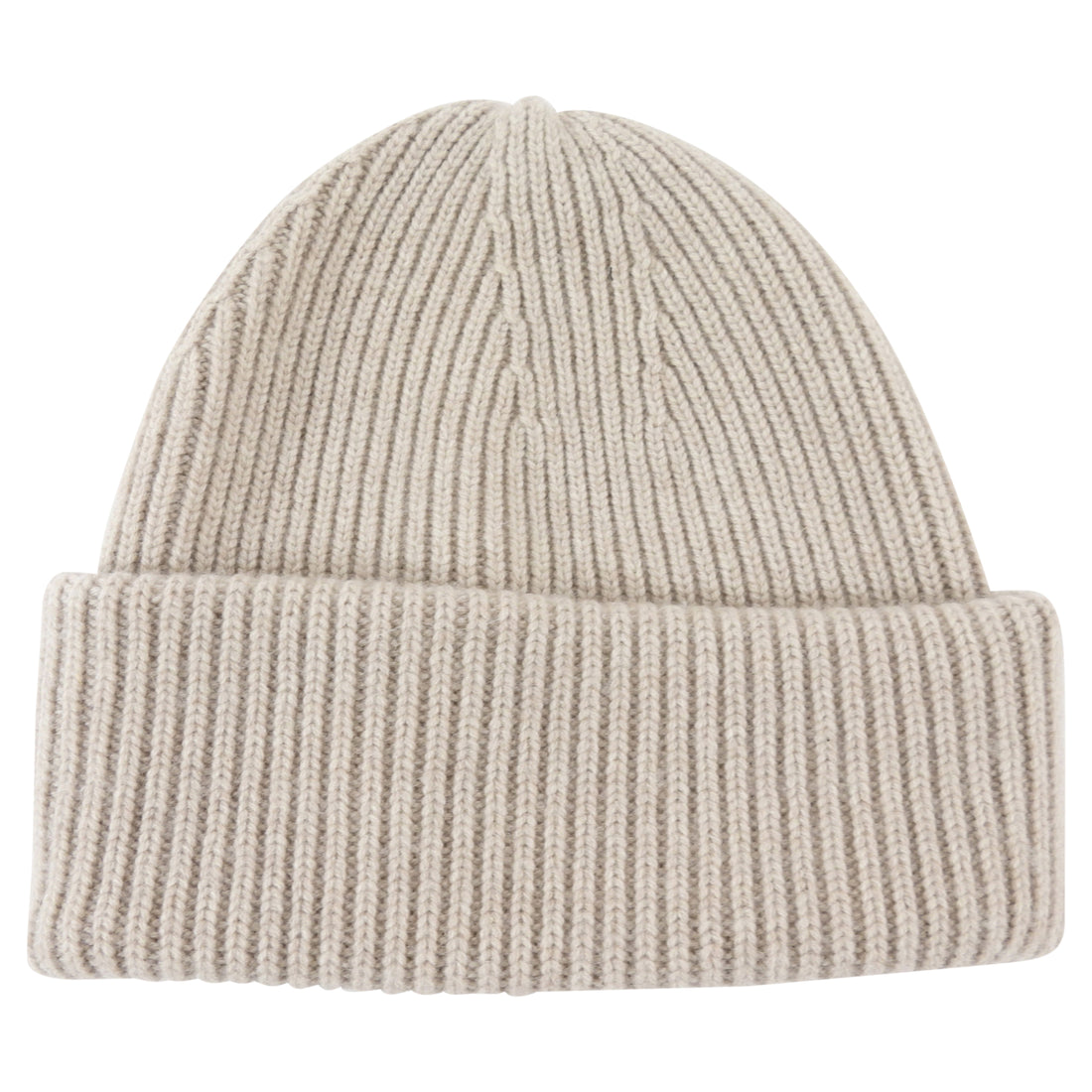 Almada Label Cashmere Wool Blend Toque Beige - OS