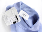Ami Blue Wool Heart Logo Sweater - S