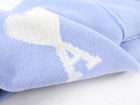 Ami Blue Wool Heart Logo Sweater - S
