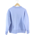 Ami Blue Wool Heart Logo Sweater - S