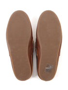 Ancient Greek Sandals Brown Naveta Leather Lace Up Boat Shoes Mules - 7