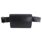 Anine Bing Black Grained Leather Joss Belt Bag