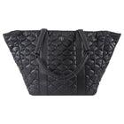 Anine Bing Black Quilted Nylon XL Cloud Tote Bag