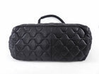 Anine Bing Black Quilted Nylon XL Cloud Tote Bag