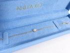 Anita Ko 18k Rose Gold Diamond Palm Leaf Bracelet