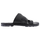 Ann Demeulemeester Black Leather Flat Sandals - 40