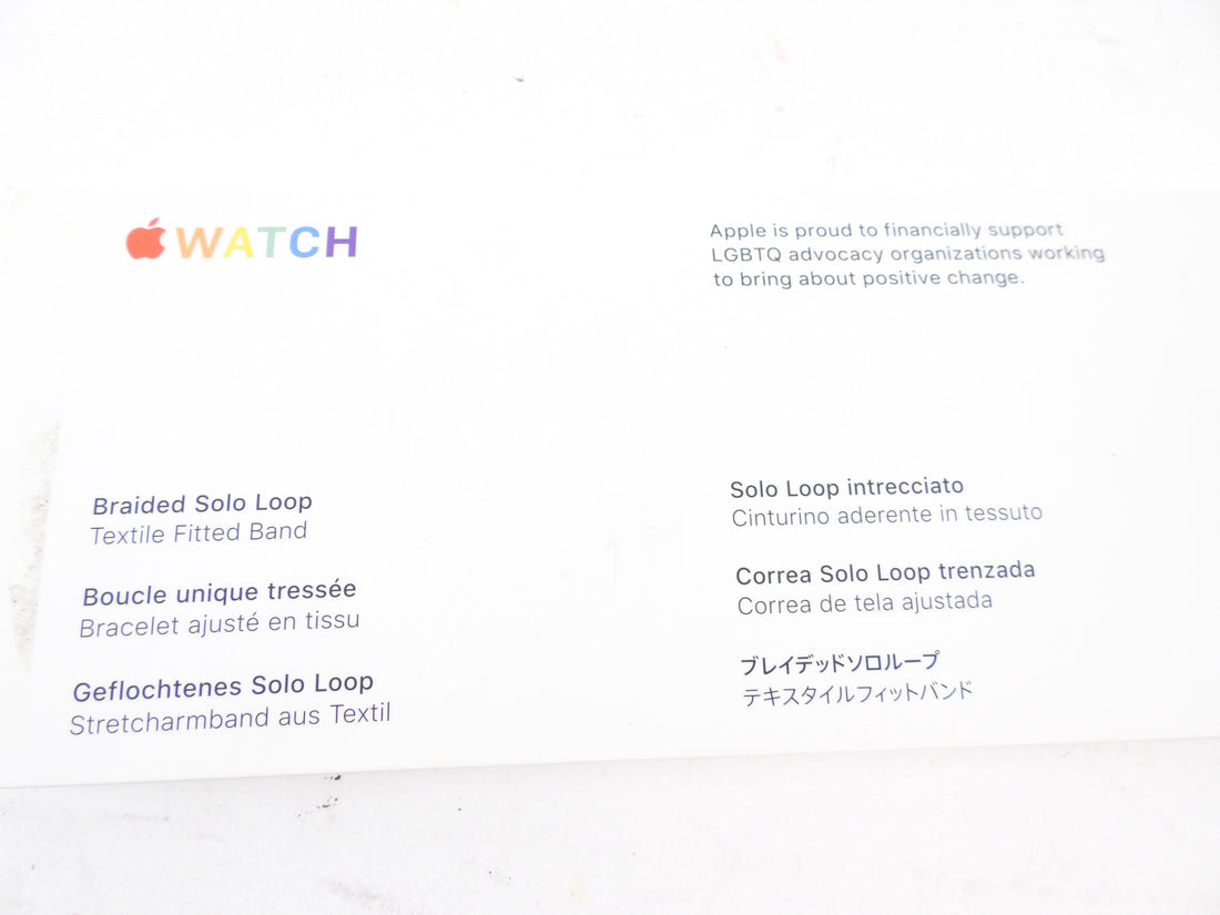 Hermes Multicolour Rainbow Pride Edition Apple Watch Band
