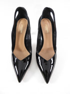 Aquazzura Black Patent Shiva Pump - 40