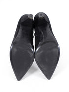 Gianvito Rossi Black Suede Lace Up High Heel Ankle Boots - 40