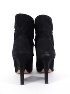 Aquazzura Black Suede Tassel Ankle Boot - 40