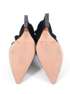 Aquazzura Black Suede Tassel Ankle Boot - 40