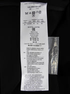 Giorgio Armani Black Crepe Wool Long Soft Trench - 42