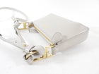 Giorgio Armani Prima Mini Stone Grey Leather Two Way Crossbody Bag