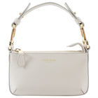 Giorgio Armani Prima Mini Stone Grey Leather Two Way Crossbody Bag