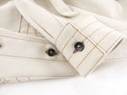 Giorgio Armani Light Beige Button Down Denim Shirt - M