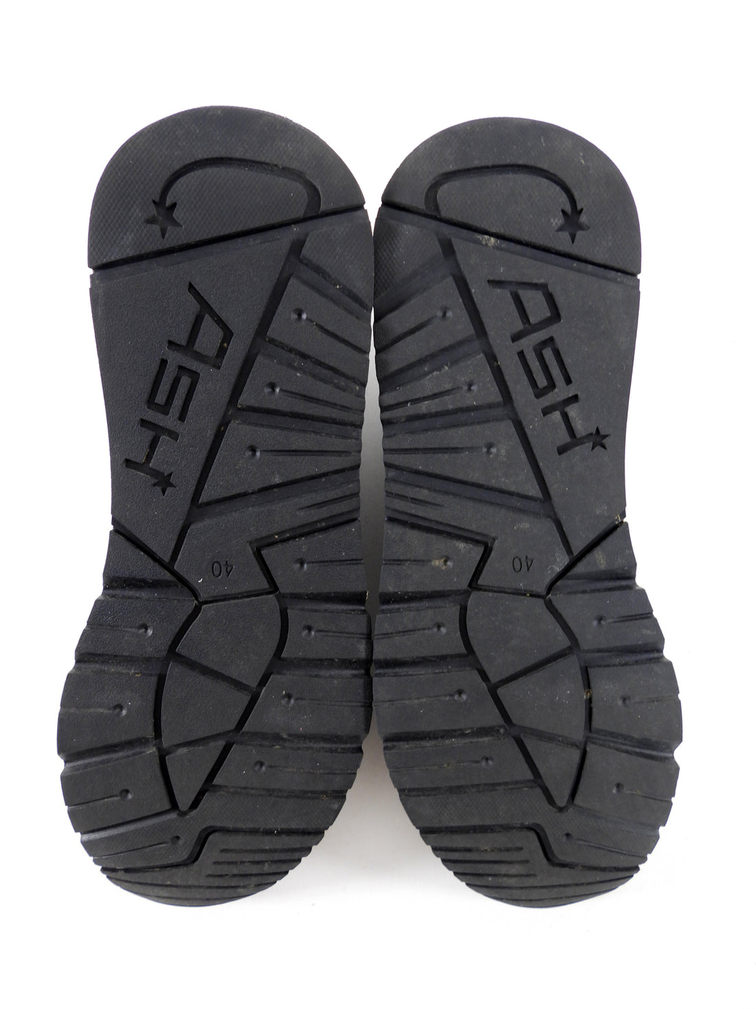 ASH Black Stretch Sock Ankle Sneakers - 40