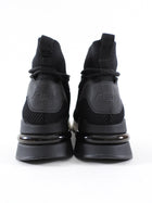 ASH Black Stretch Sock Ankle Sneakers - 40