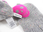 Autumn Cashmere Grey and Pink Skull Gloves