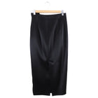 Anthony Vacarello Satin High Slit Midi Pencil Skirt - XS / 0 / 2