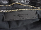 Balenciaga Black AW2014 Arena Lambskin Leather Medium Classic City Moto Bag