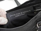 Balenciaga Black Leather Mini Motocross City Two Way Bag