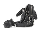 Balenciaga Black Leather Mini Motocross City Two Way Bag