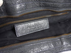 Balenciaga Grey Vintage SS 2013 Lambskin Leather Moto Twiggy Bag