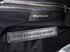 Balenciaga Blue Cagole Denim Crystal Small Bag