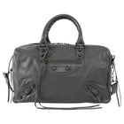 Balenciaga Charcoal Grey SS2014 Work Arena Lambskin Leather Bag