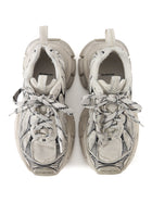 Balenciaga Beige Summer Mesh Destroyed Canvas 3XL Sneakers - 38